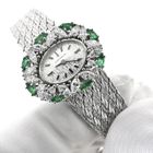 Image 7 of Juvania Geneva 'Cocktail Watch'; 18k white gold women's watch with diamonds and sapphires