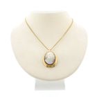 Image 3 of Antique gold brooch/pendant with cameo