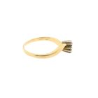 Image 5 of Gold toi et moi ring with diamonds; 0.03 ct.