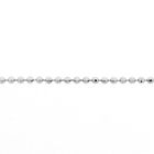 Image 6 of White gold ball link chain