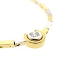 Image 6 of Bicolor Gold Bar Link Necklace with 0.25 ct Diamond; 18K; 46 cm