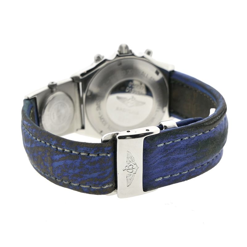 Image 12 of Breitling Chronomat D13047; Vintage pilot men's watch with UTC module