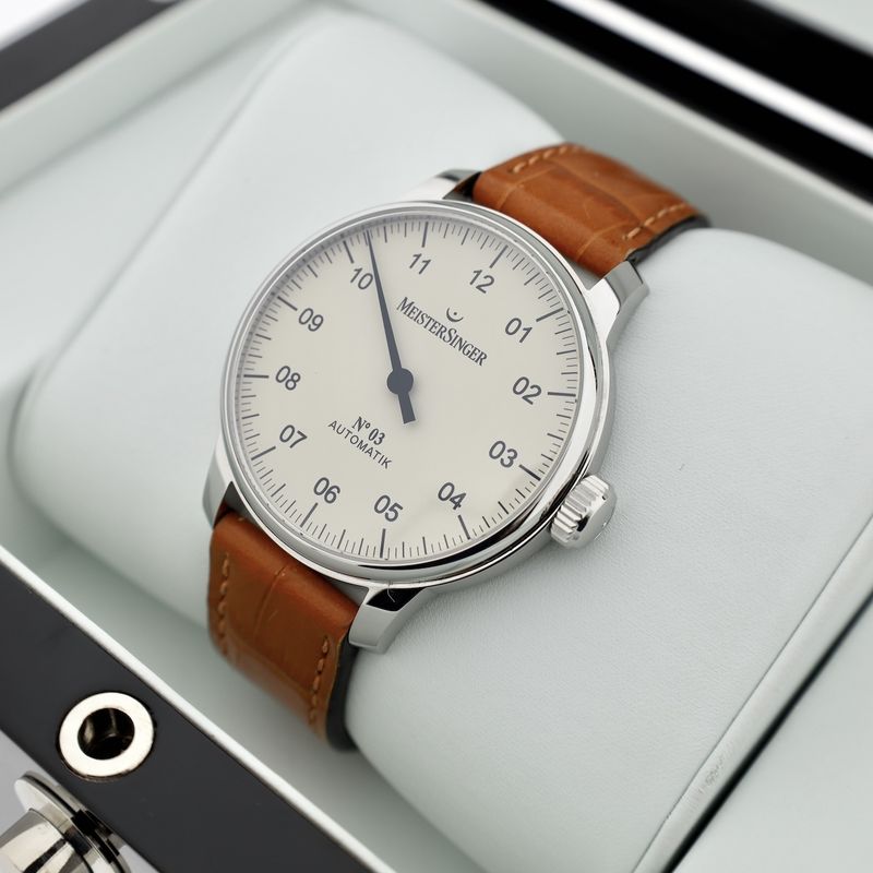 Image 9 of Meistersinger No. 03 Automatik; Automatic men's watch