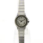 Image 1 of Cartier Santos Octagon 187903; Women's watch in 18k gold and steel