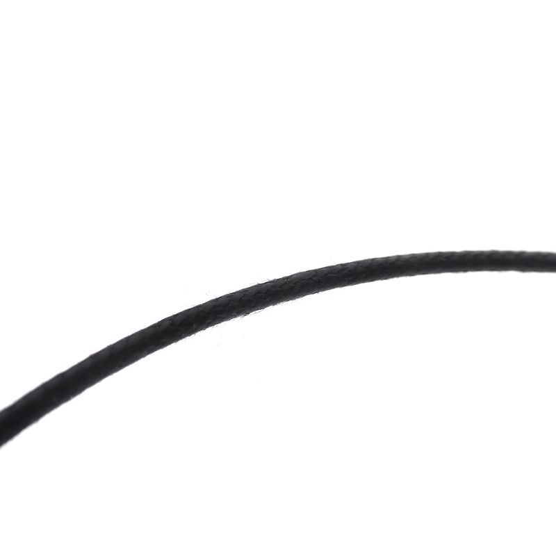 Image 6 of Pandora Essence bracelet; Silver; Black thong | 20 cm