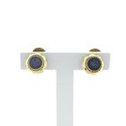 Image 1 of Gold clip-on earrings with precious opal | Vintage
