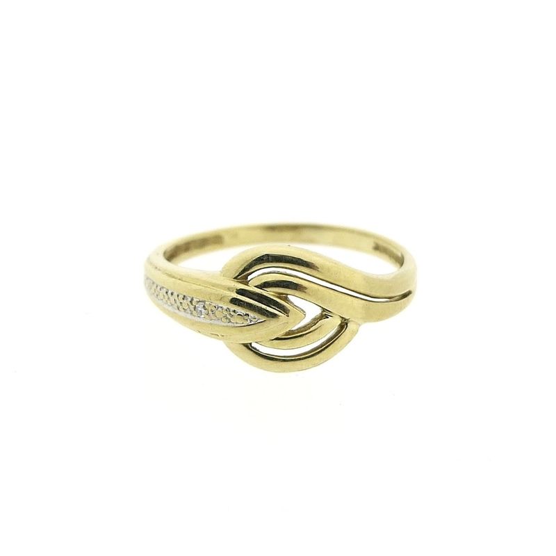 Image 3 of Gold ring with diamond | 0.005 ct.