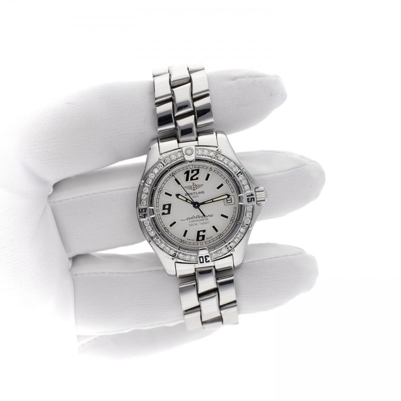 Image 7 of Breitling Colt Oceane 33mm A57350 Ladies Watch with Diamonds