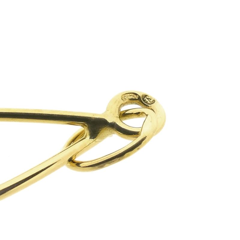 Image 10 of Gold subtle pendant with Fancy Yellow diamond | 0.15 ct.