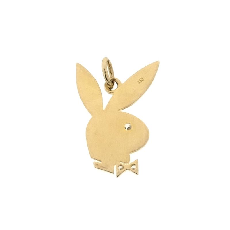 Image 5 of 8 Ct. Playboy bunny pendant with zirconia