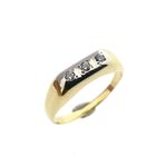 Image 1 of Gold ring with zirconia
