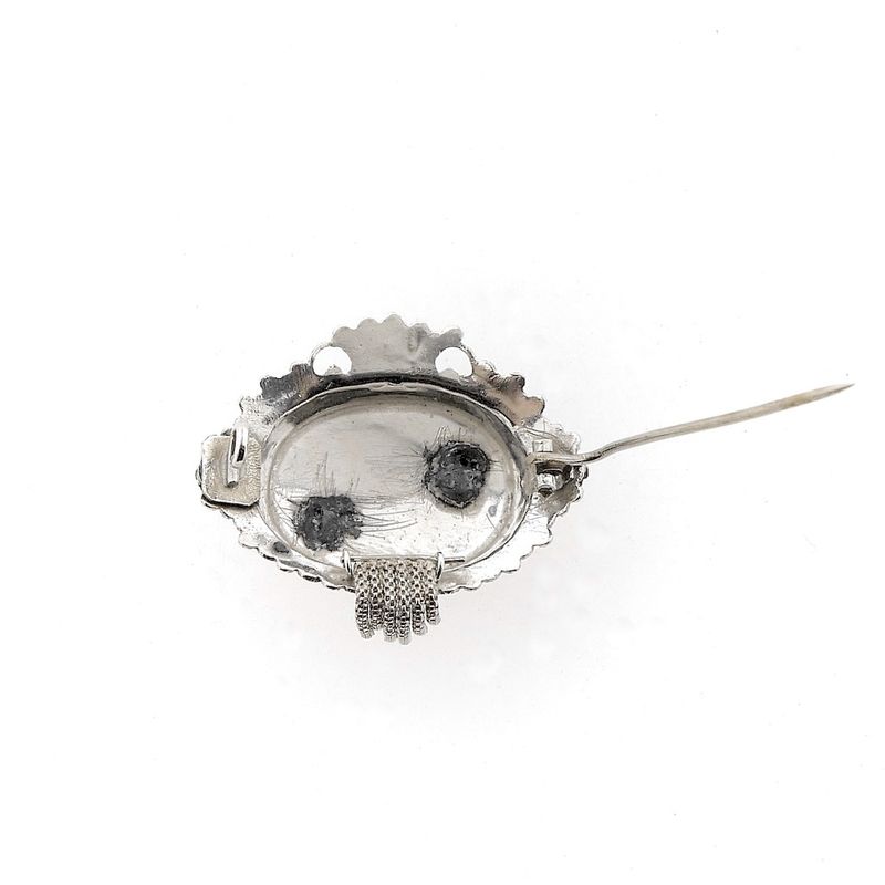 Image 9 of Silver brooch with filigree technique | Vintage/antique