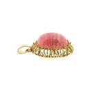 Image 8 of Vintage Gold Pendant with Rhodochrosite
