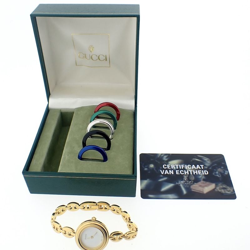 Image 4 of Gucci 'bezel watch'; Vintage women's watch