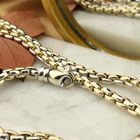 Image 2 of Two-tone gold anchor link necklace | 45.5 cm