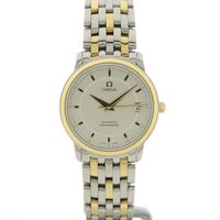 Omega De Ville Prestige Automatic; 18k gold/steel watch