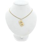 Image 5 of Gold pendant of two dolphins