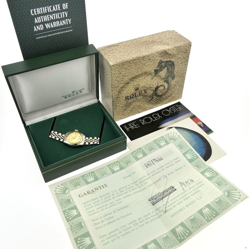 Image 15 of Rolex Datejust 26mm 6719 'Full-Set'; Automatic women's watch from 1978