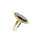 Image 1 of Gold ring with hematite stone | Vintage
