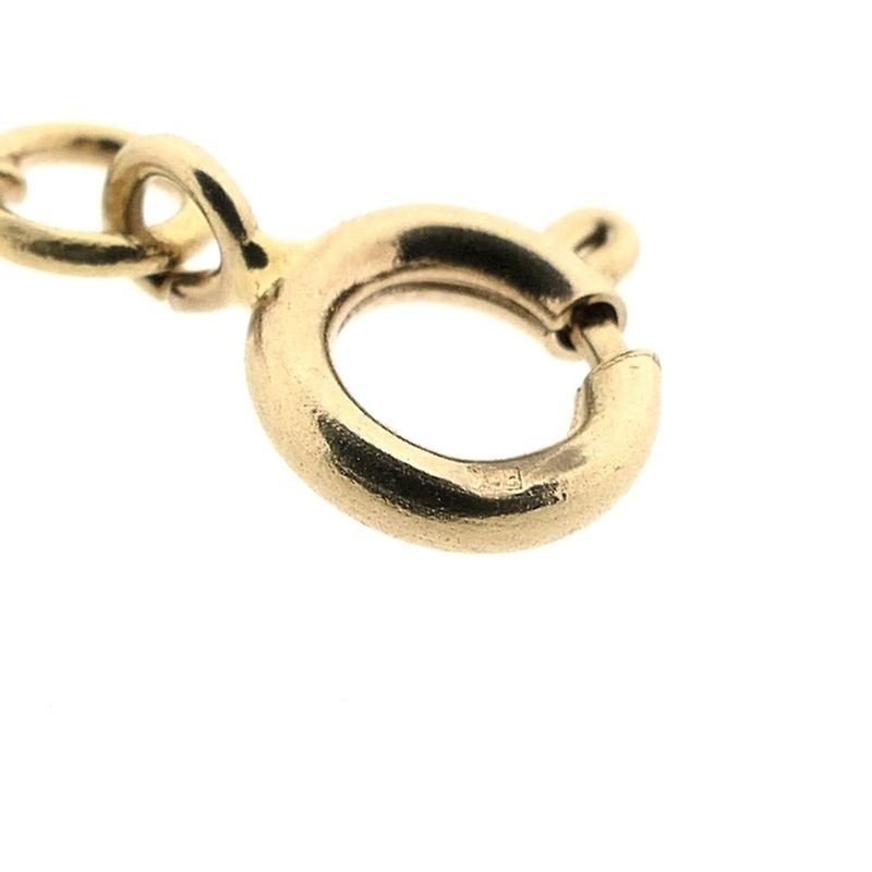 Image 7 of Gold flat gourmet link chain | 44.5 cm