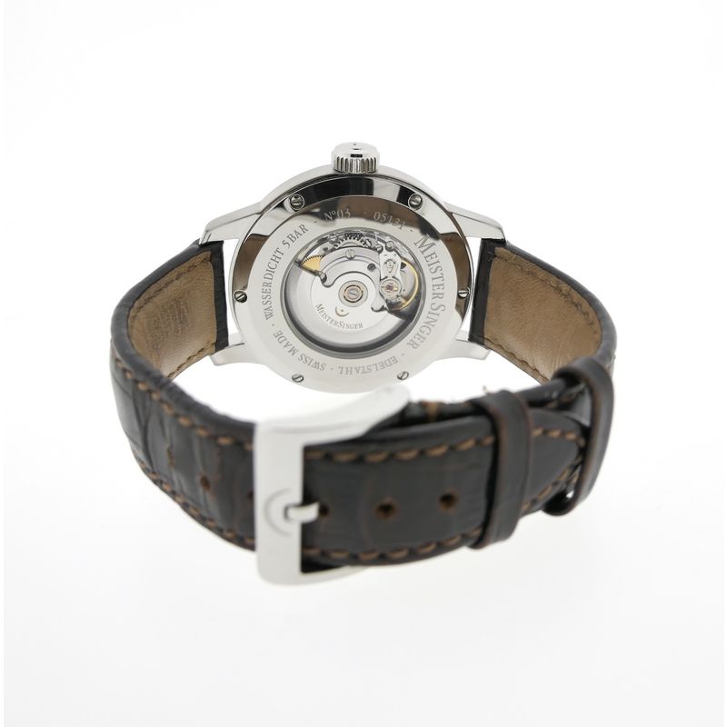 Image 11 of Meistersinger No. 03 Automatik; Automatic men's watch