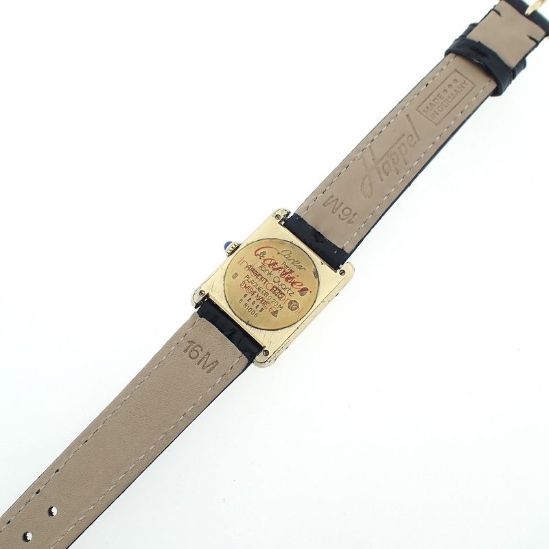 Image 6 of Cartier Tank Vermeil; Women's watch