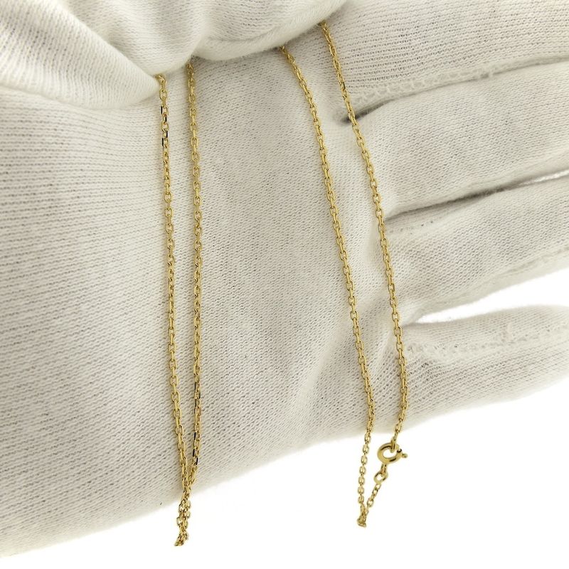 Image 7 of 18K Gold Anchor Link Chain | 50 cm