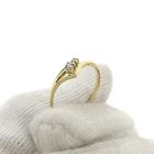 Image 7 of Gold subtle ring with zirconia stones