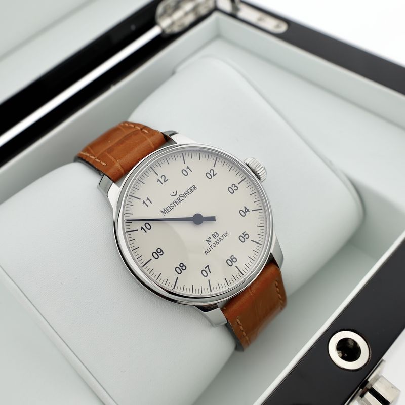 Image 12 of Meistersinger No. 03 Automatik; Automatic men's watch