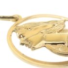 Image 6 of 18 carat gold pendant of the Roman goddess Fortuna