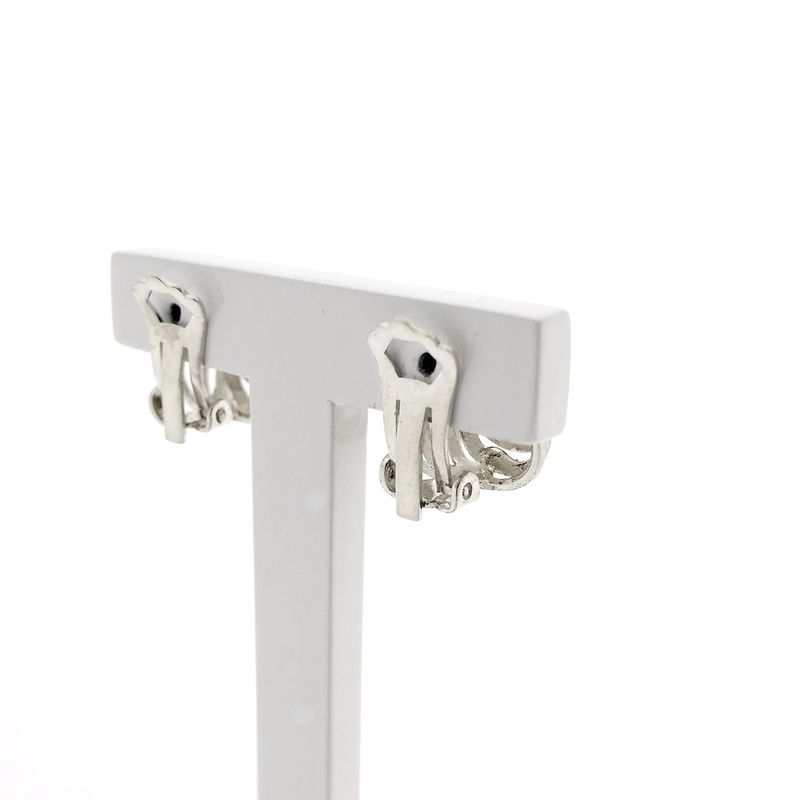 Image 8 of Silver clip-on earrings
