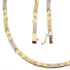 Image 1 of Two-tone gold fantasy link necklace