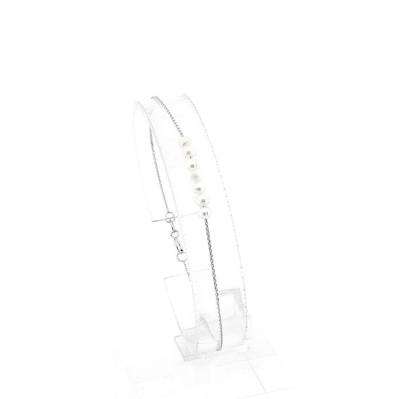Image 1 of 9 Karat Bracelet with Cultured Pearls