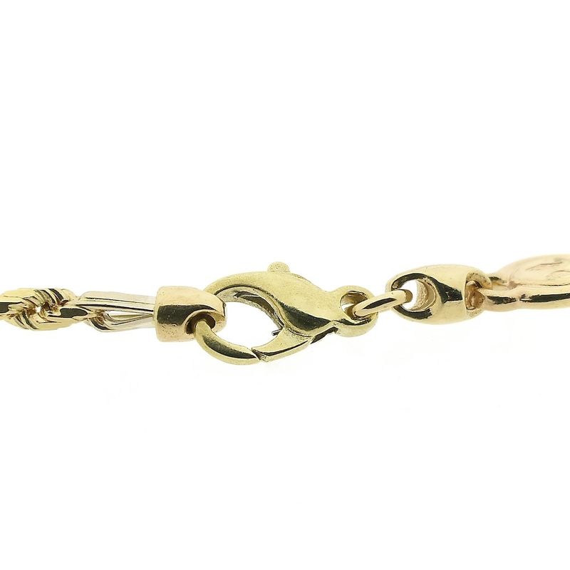 Image 4 of Two-tone gold Figarope necklace; Cento group