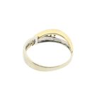 Image 5 of Two-tone gold ring with zirconia