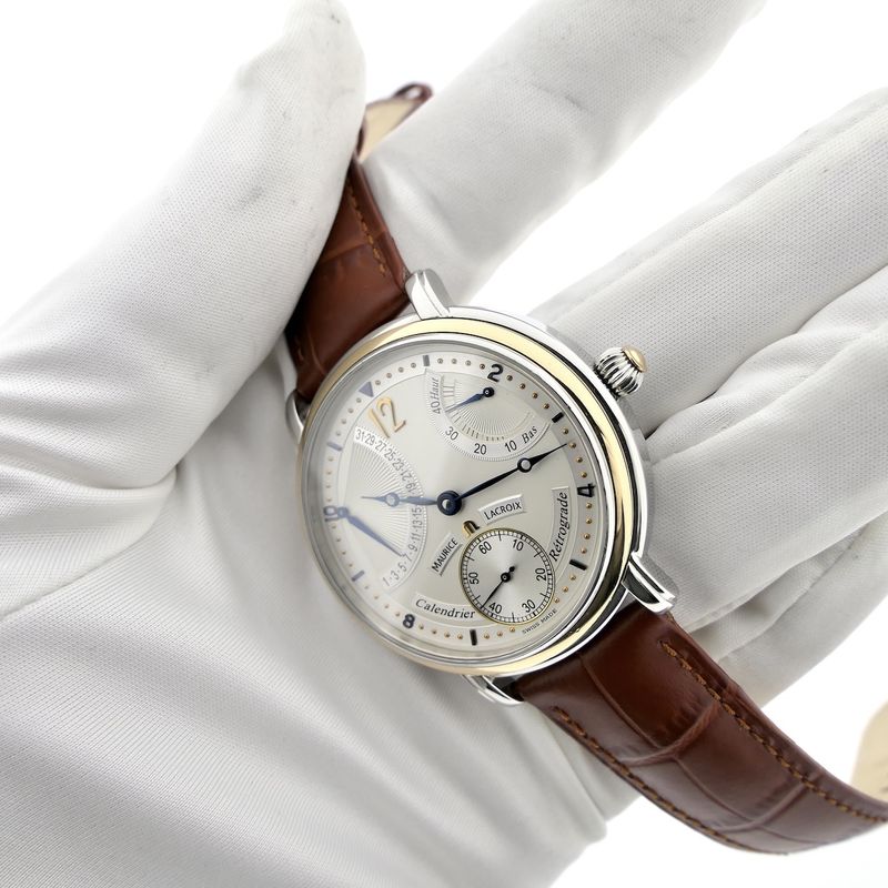 Image 11 of Maurice Lacroix Masterpiece Retrograde 76840; 18k gold/steel men's watch