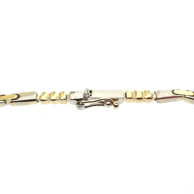 Image 5 of Two-tone gold fantasy link bracelet | 20 cm