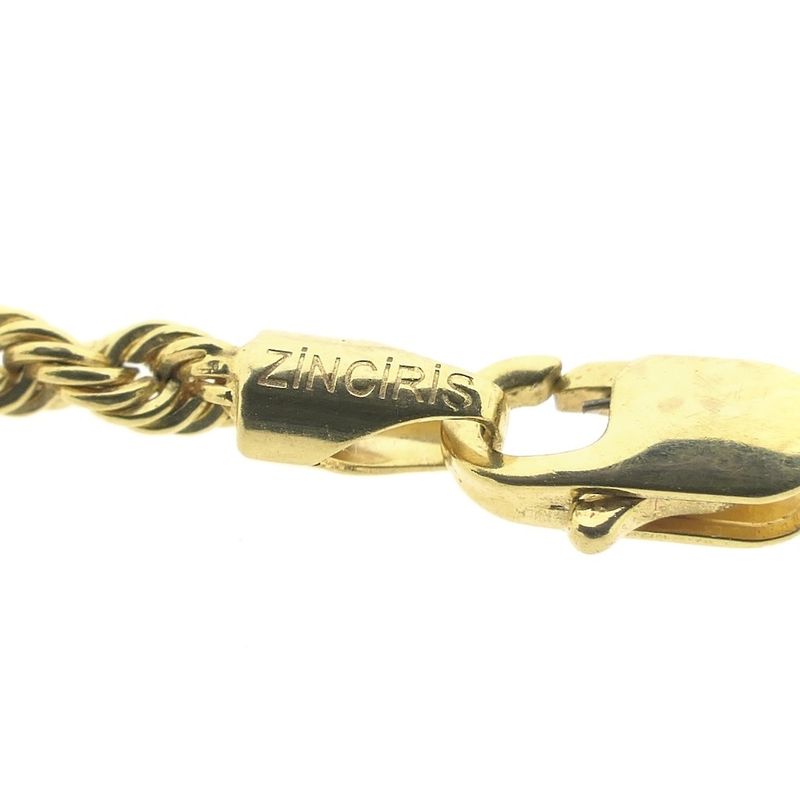 Image 6 of Gold twisted link chain | 50 cm