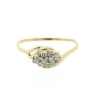 Image 7 of Gold ring pavé set with diamonds | 0.22 ct.