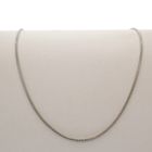 Image 1 of 18K white gold mesh necklace | 45 cm