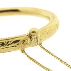 Image 4 of 22 carat Surinamese gold bangle; size S/M