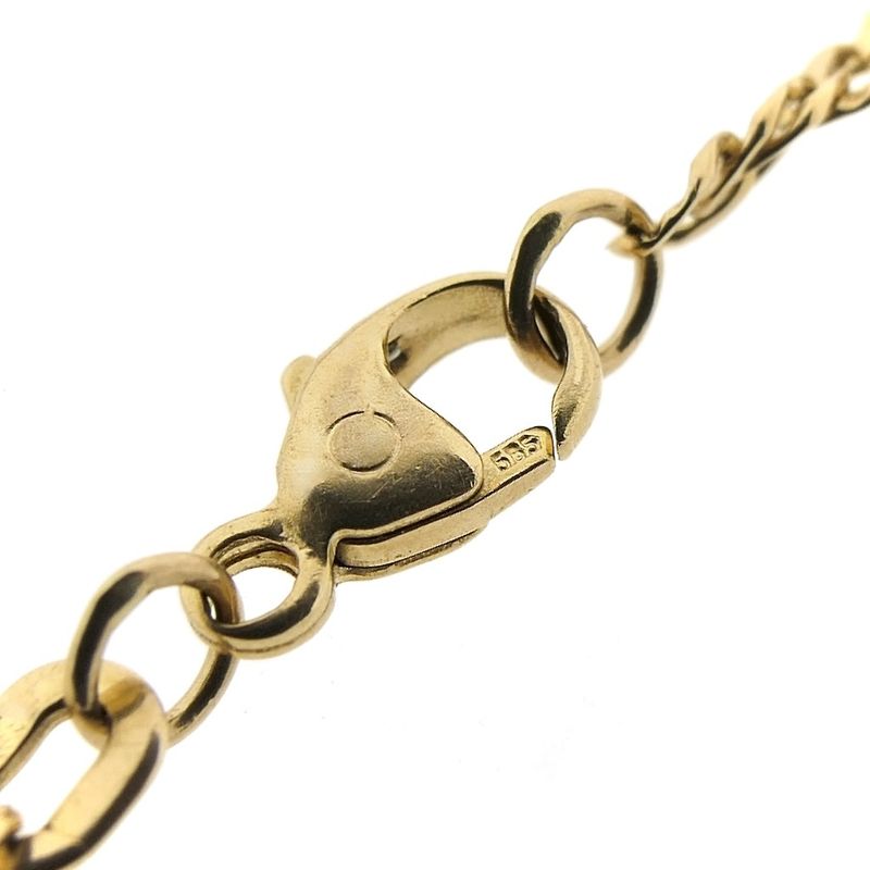 Image 4 of Gold twisted link bracelet | 21.5 cm