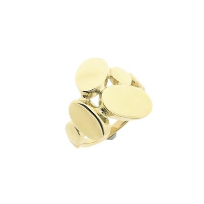Image 1 of Abstract gold ring