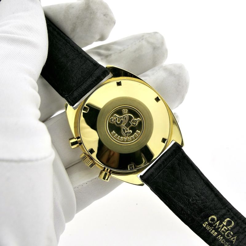 Image 11 of Omega Seamaster 'Chunky C' Chronograph; Vintage 18k men's watch