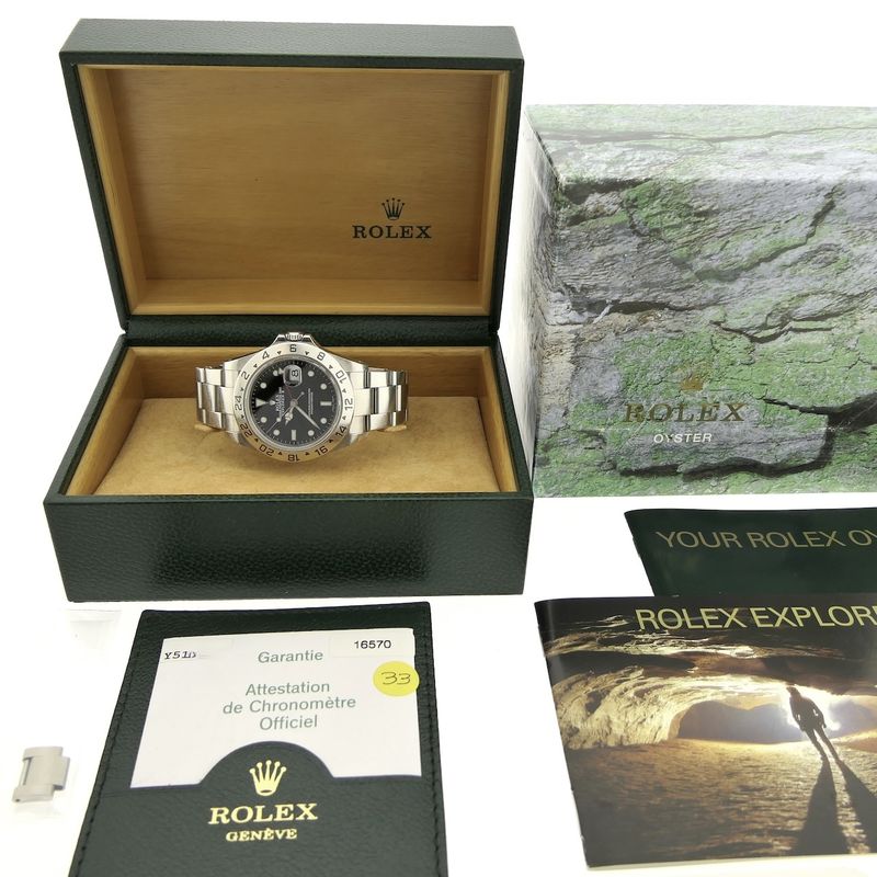 Image 23 of Rolex Explorer II 16570 'Full-Set'; Automatic men's watch from 2004
