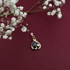 Image 2 of Gold pendant with sapphire and diamond | 0.02 ct.