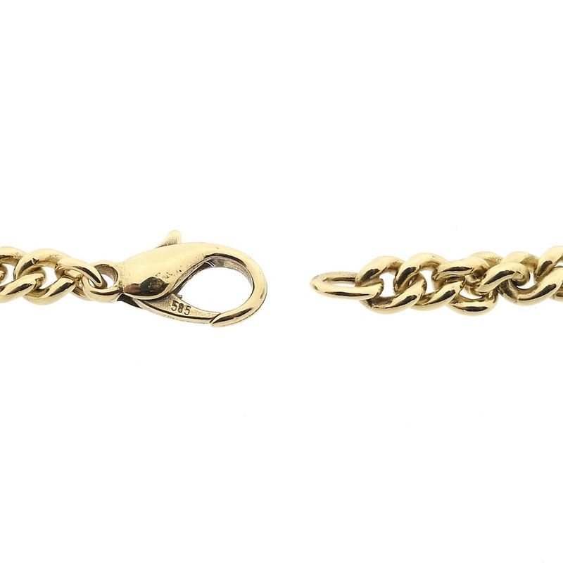Image 4 of Solid gold gourmet link chain