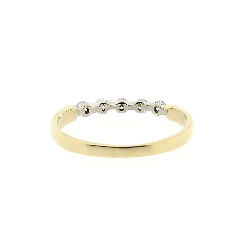 Image 3 of Gold ring with diamond | 0.25 ct.