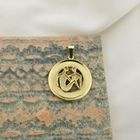 Image 7 of Fabiola gold pendant of the zodiac sign Gemini