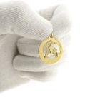 Image 1 of Gold zodiac sign pendant; Capricorn